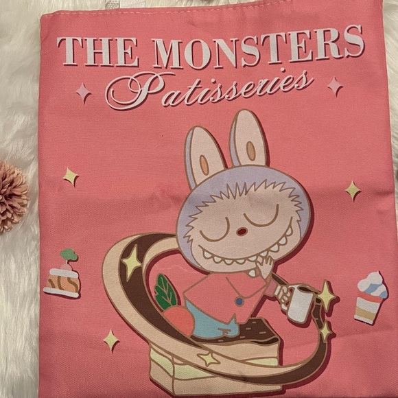 Labubu Pink Patisserie Tote Bag - Picture 3 of 5